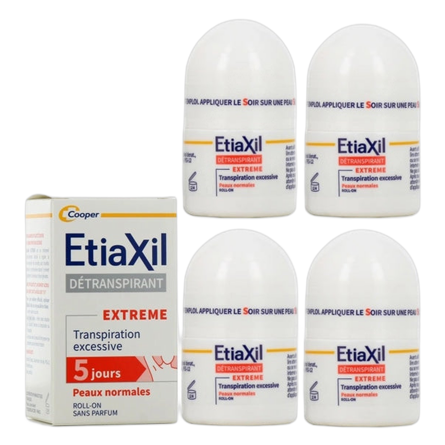 【Etiaxil】DETRANSPIRANT NORMAL 15ml <0.5 fl oz> 4pc