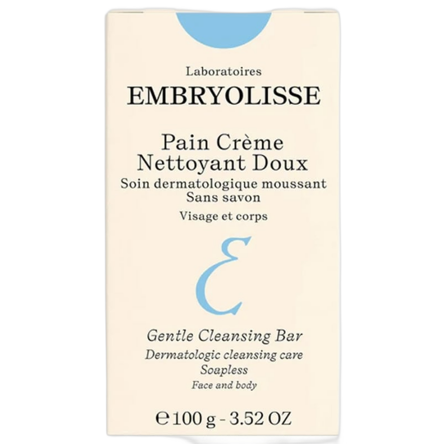 【EMBRYOLISSE】PAIN CREME NETTOYANT DOUX 100g <3.53 oz>
