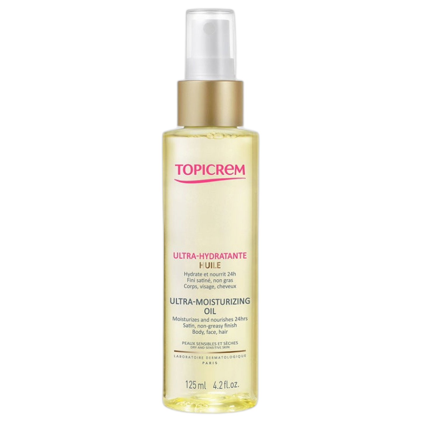 【TOPICREM】ULTRA-HYDRATANT HUILE 125ml <4.2 fl oz>