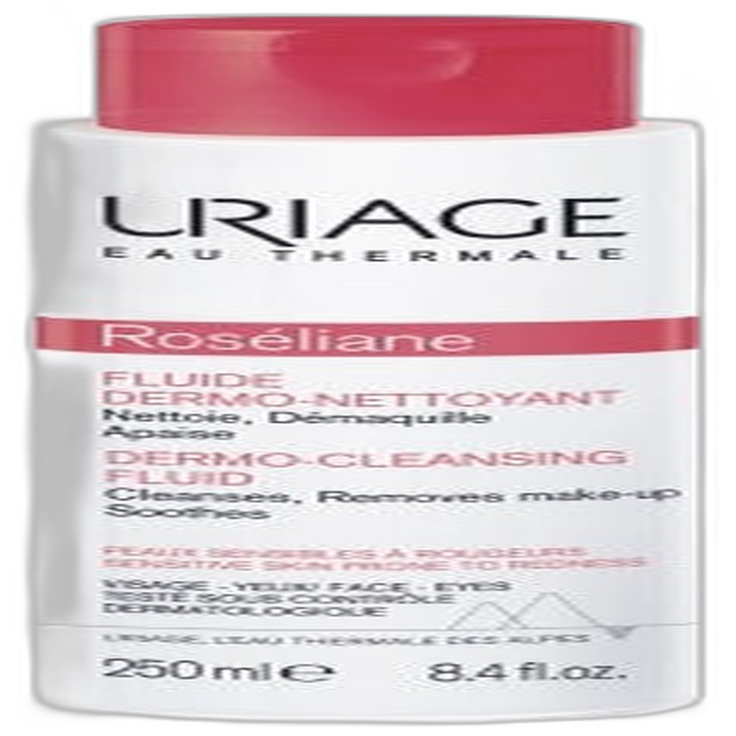 【Uriage】Roséliane 皮肤清洁液 250 mL <8.5 fl oz>