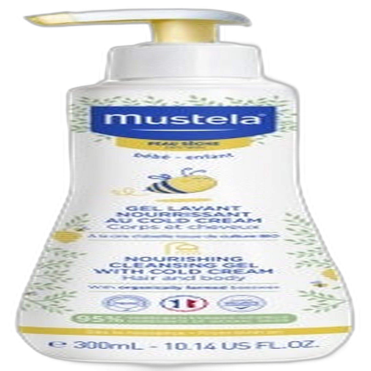 【Mustela】滋养洁面啫喱含冷霜 300 mL <10.1 fl oz>