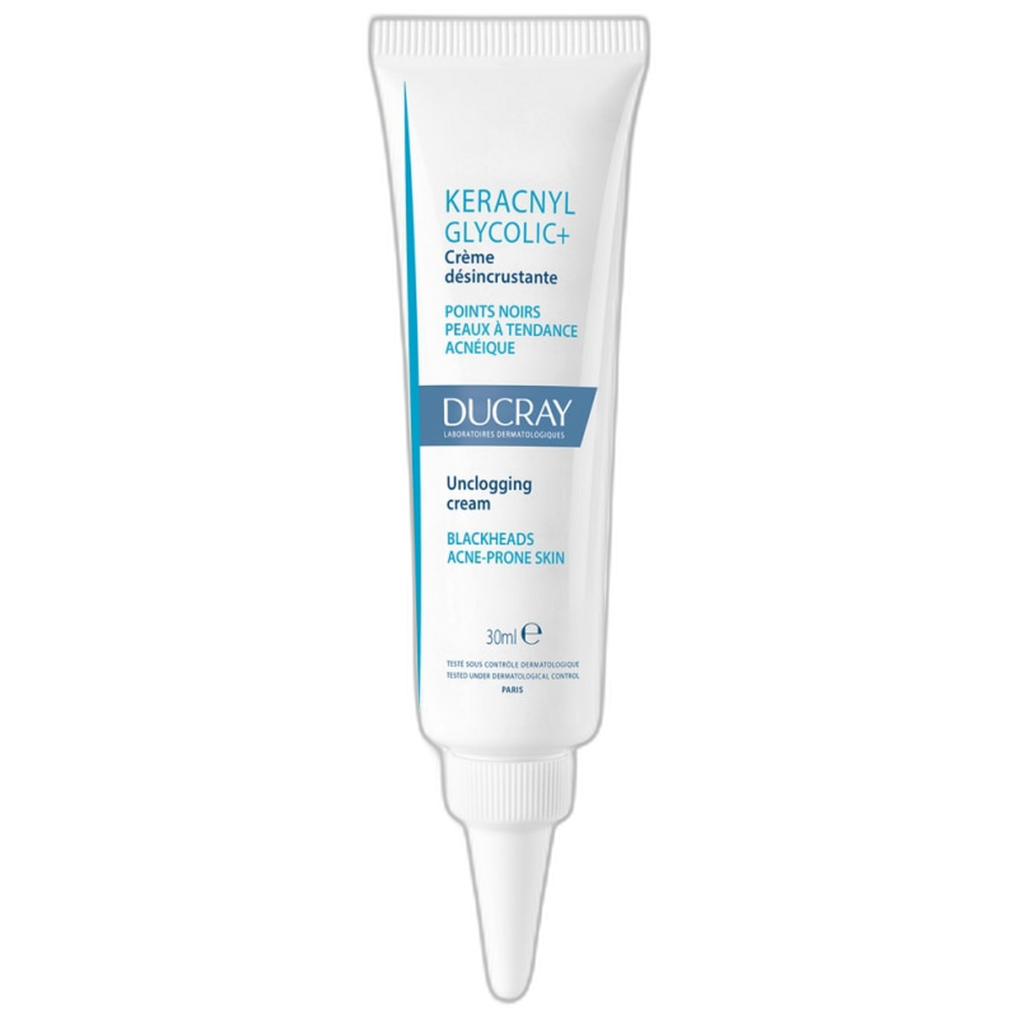 【Ducray】Keracnyl Glycolic+ 清洁修复霜 30 mL <1.0 fl oz>