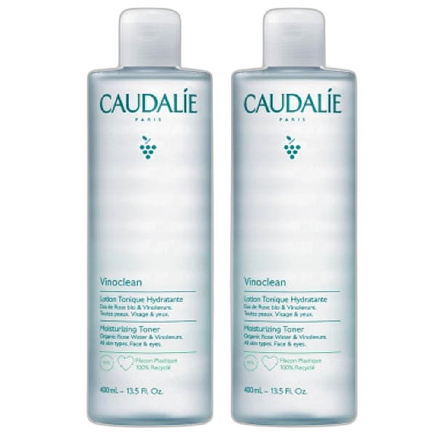 【CAUDALIE】ヴィノクリーン ハイドレーティング トニック ローション 400 mL <13.5 fl oz> 2個セット