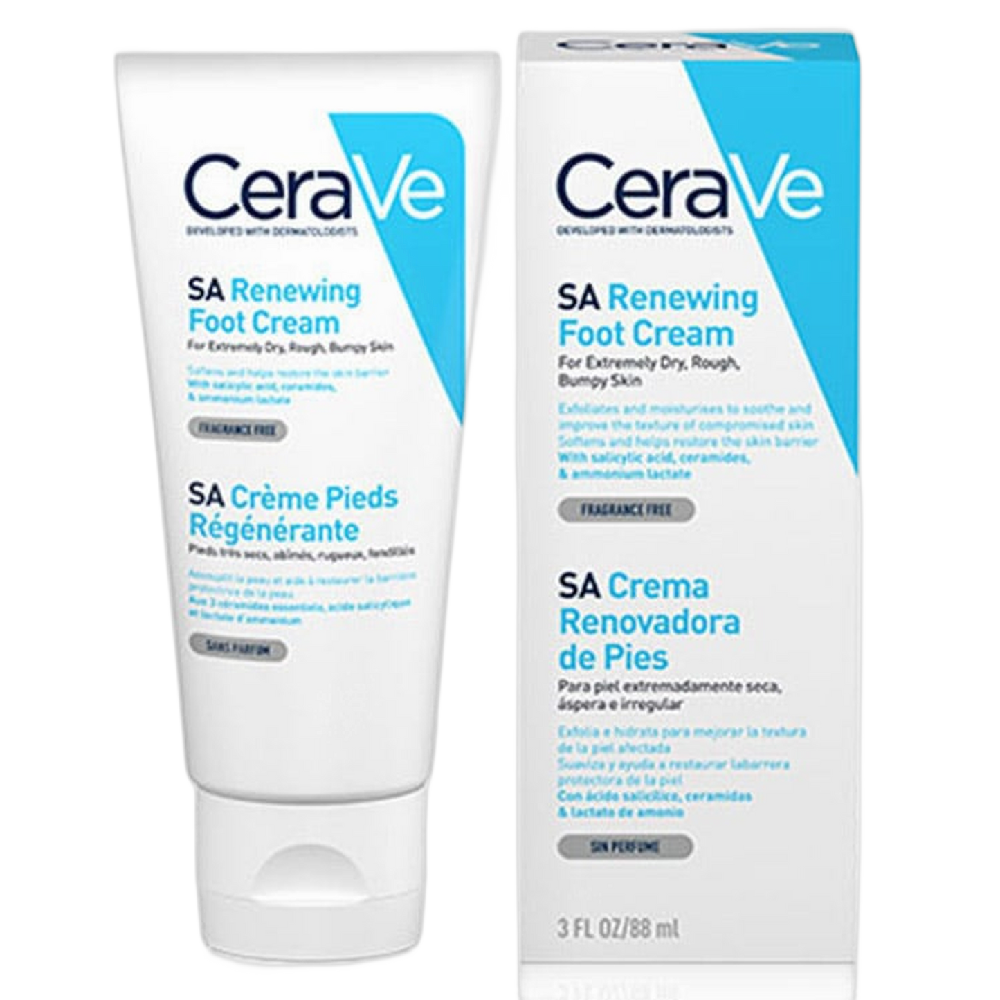 【CeraVe】RENEWING FOOT CREAM 88ml <2.98 fl oz>