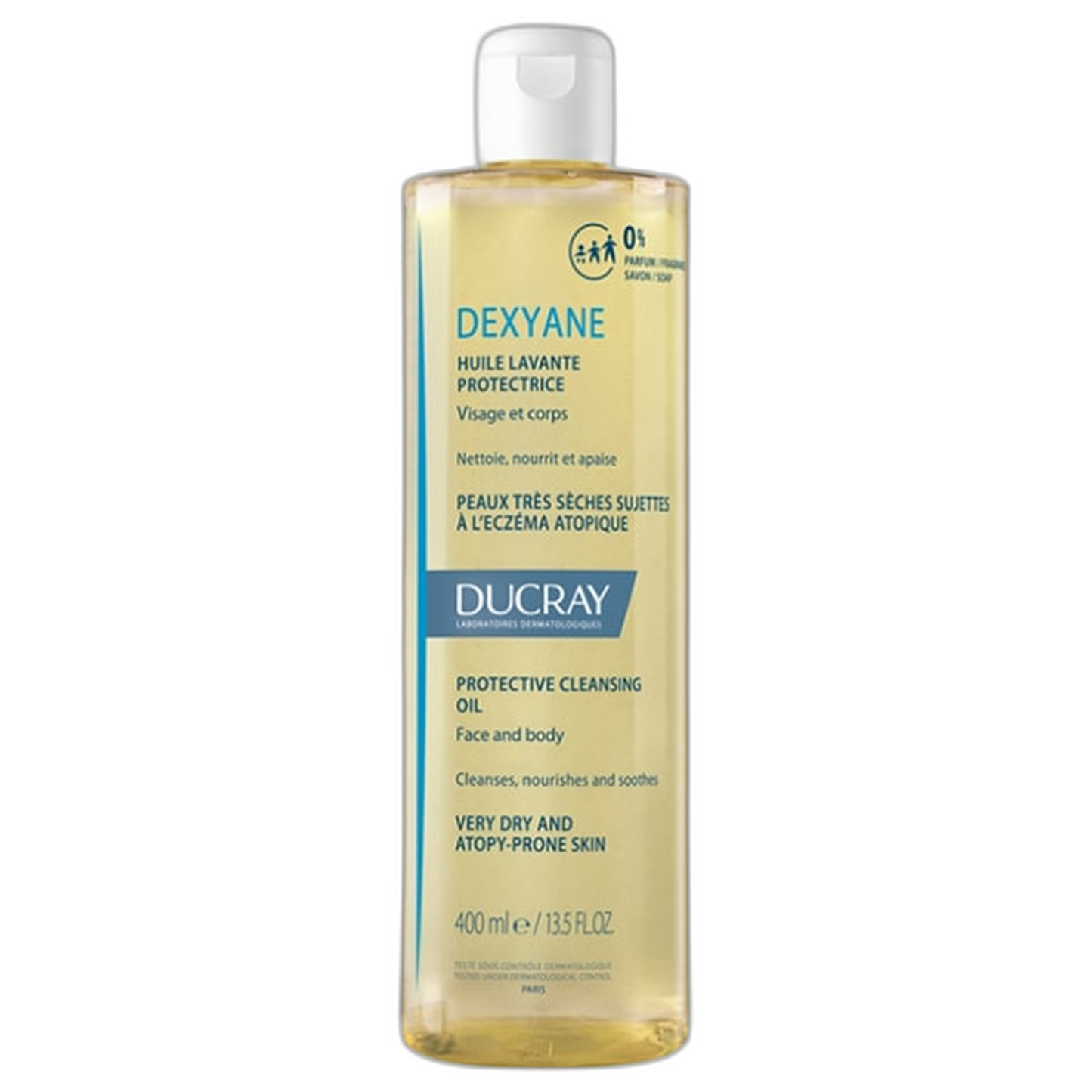 【Ducray】Dexyane 保护性清洁油 400 mL <13.5 fl oz>