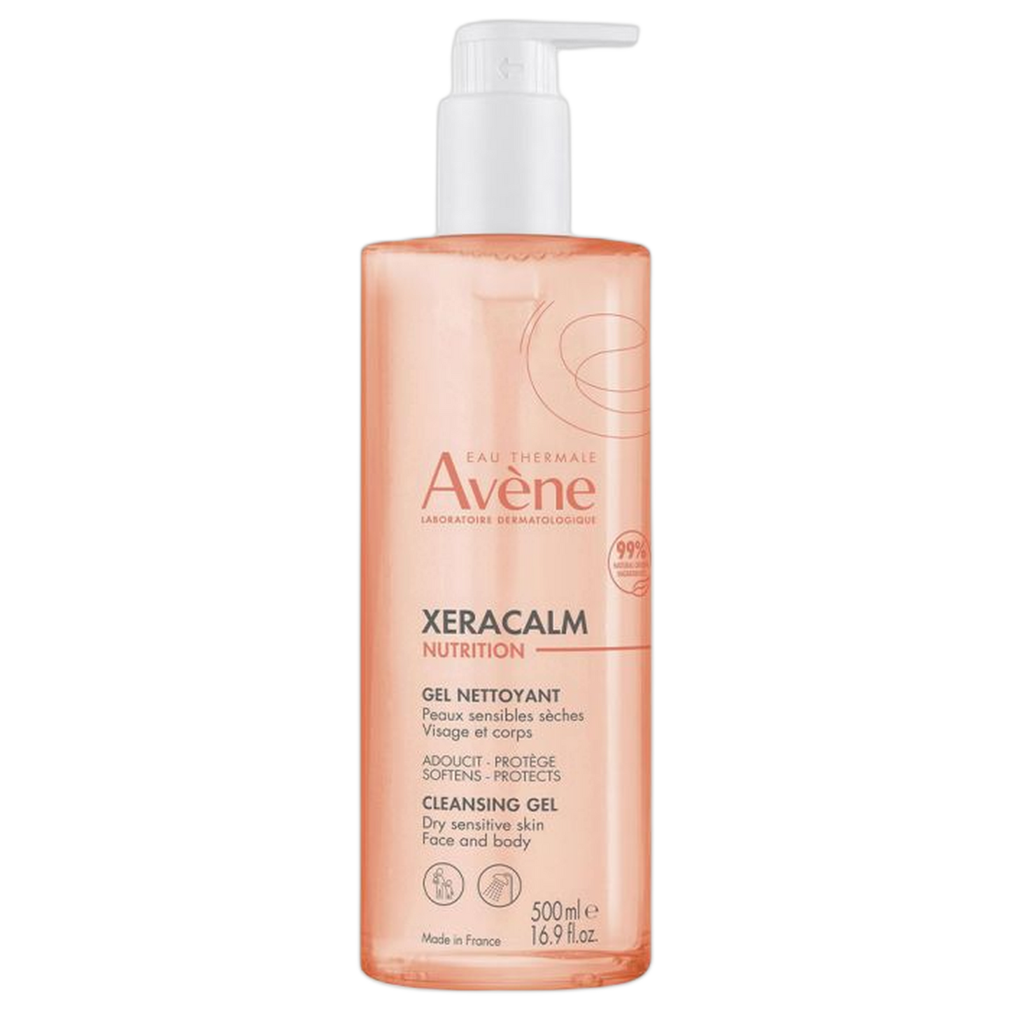 【AVENE】 XERACALM NUTRITION GEL NETTOYANT 500ml <16.91 fl oz>