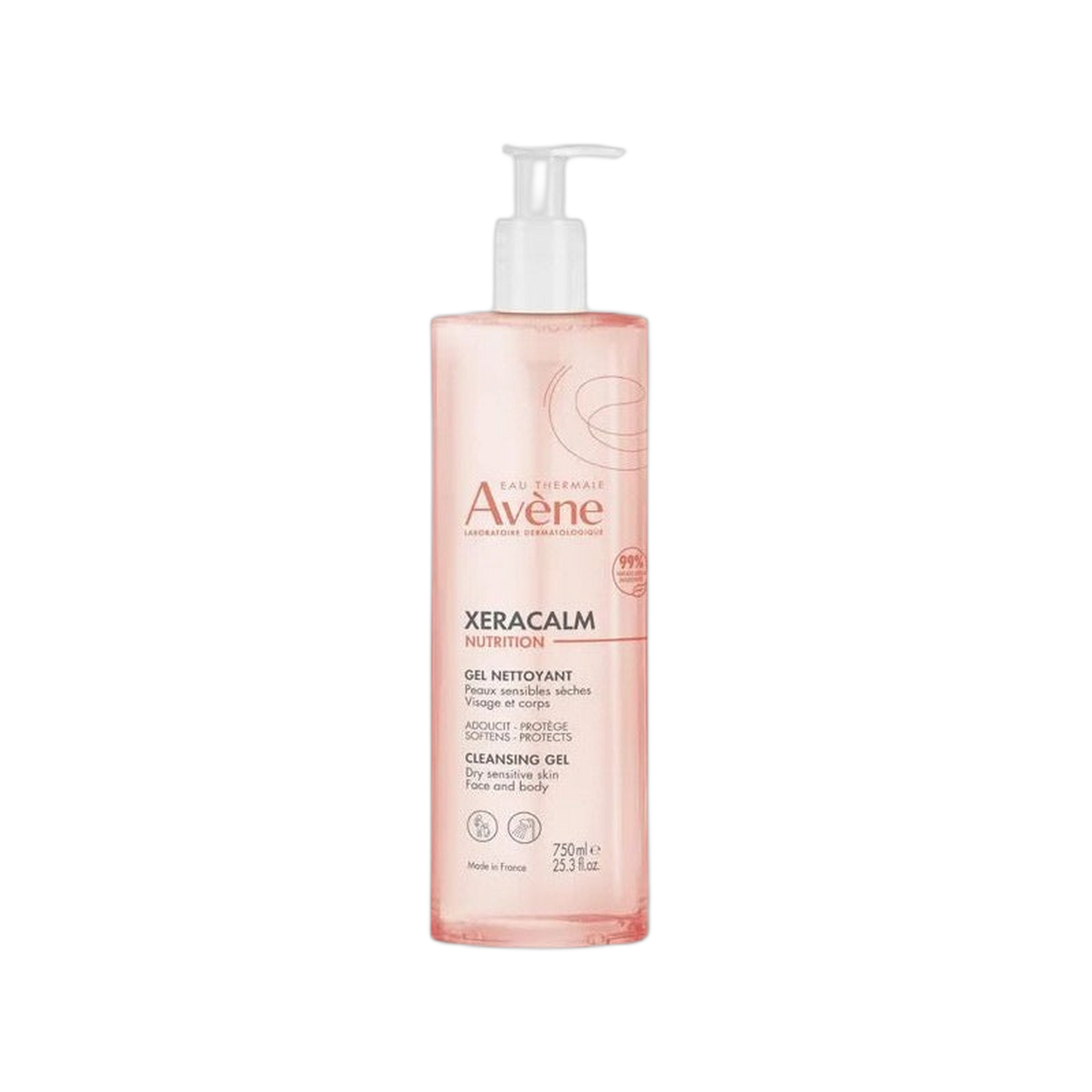 【AVENE】 XERACALM NUTRITION GEL NETTOYANT 750ml <25.36 fl oz>