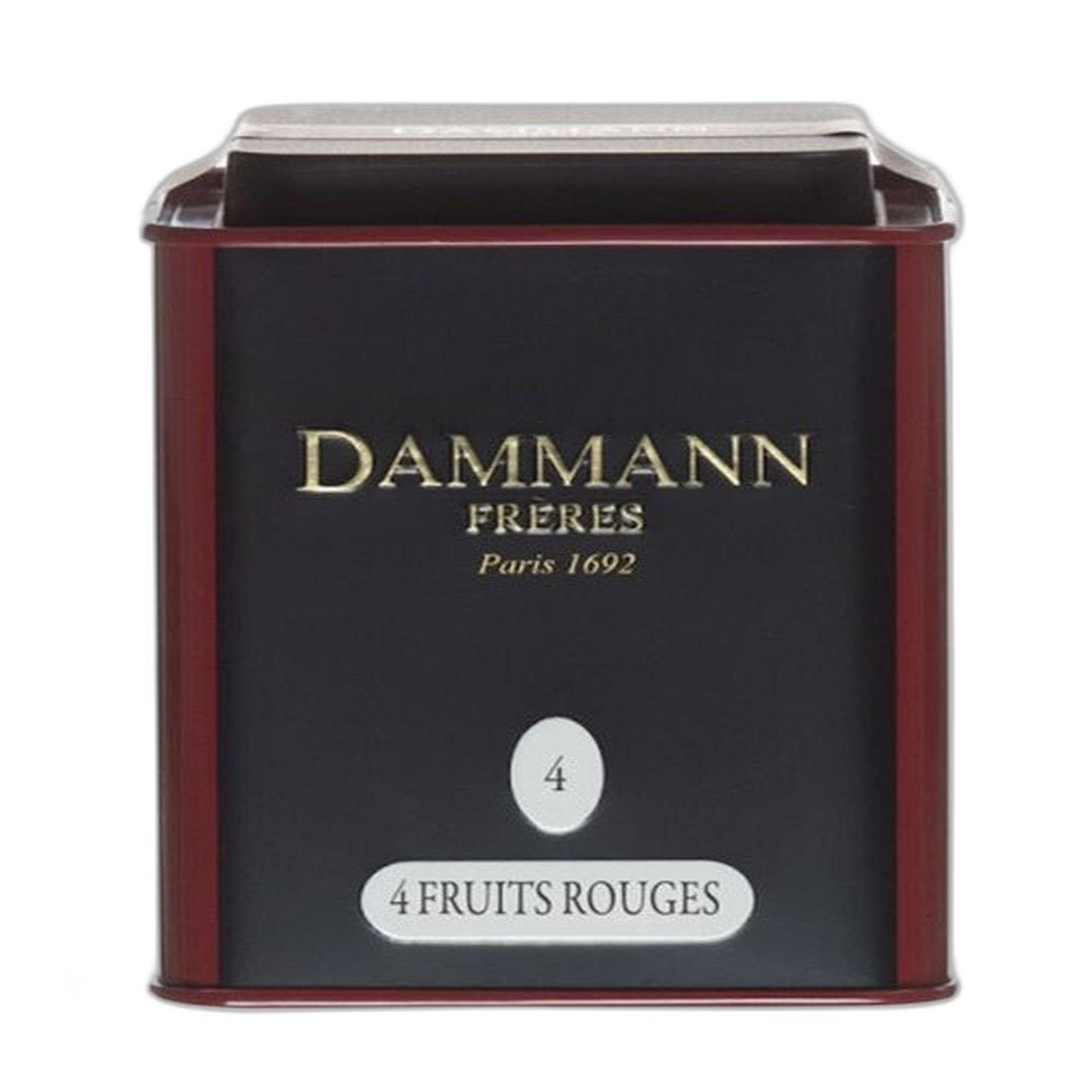 【Dammann Frères】4 Fruits Rouges - Metal Box - 100 g <3.53 oz>