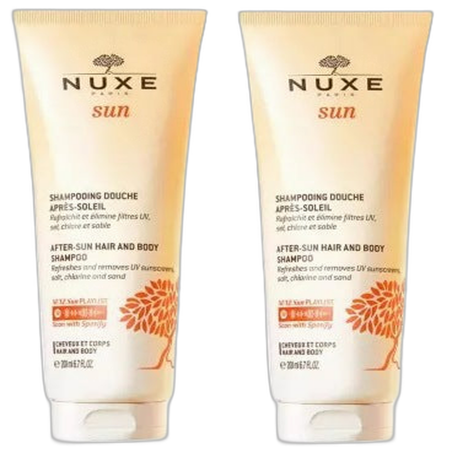 【NUXE】晒后洗发沐浴露 200 mL <6.8 fl oz> 2件套