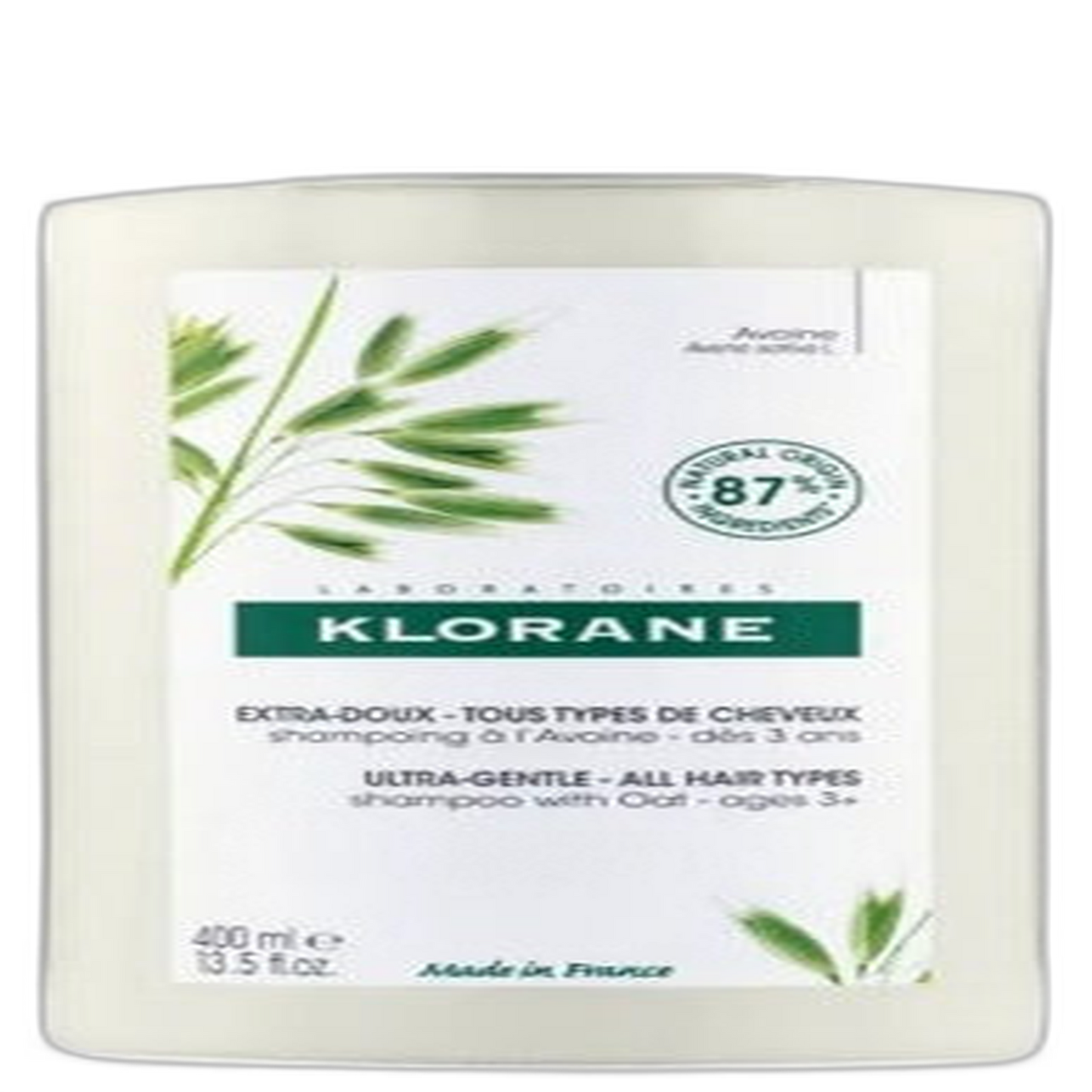 【Klorane】エクストラジェントル オートミルク シャンプー 400 mL