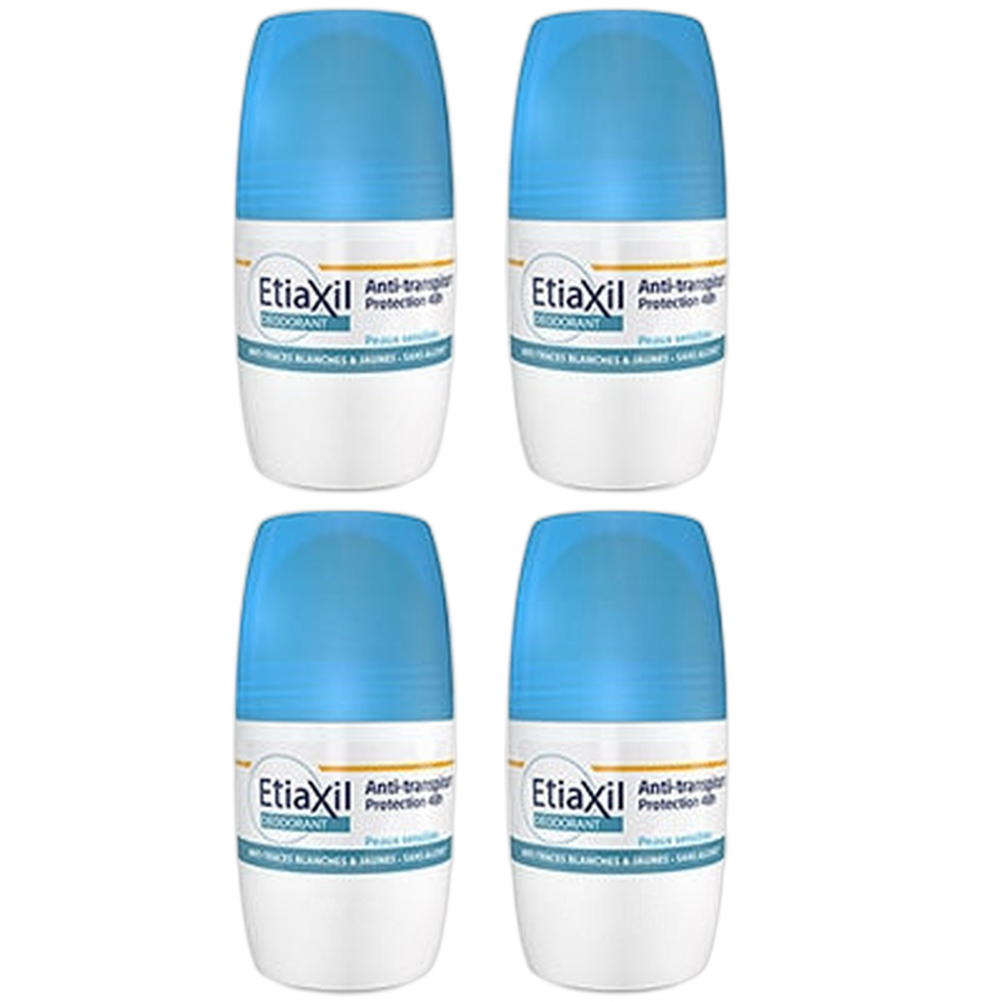 【Etiaxil】DEODORANT ANTI-TRANSPIRANT 48H 50ml <1.7 fl oz> 4pc