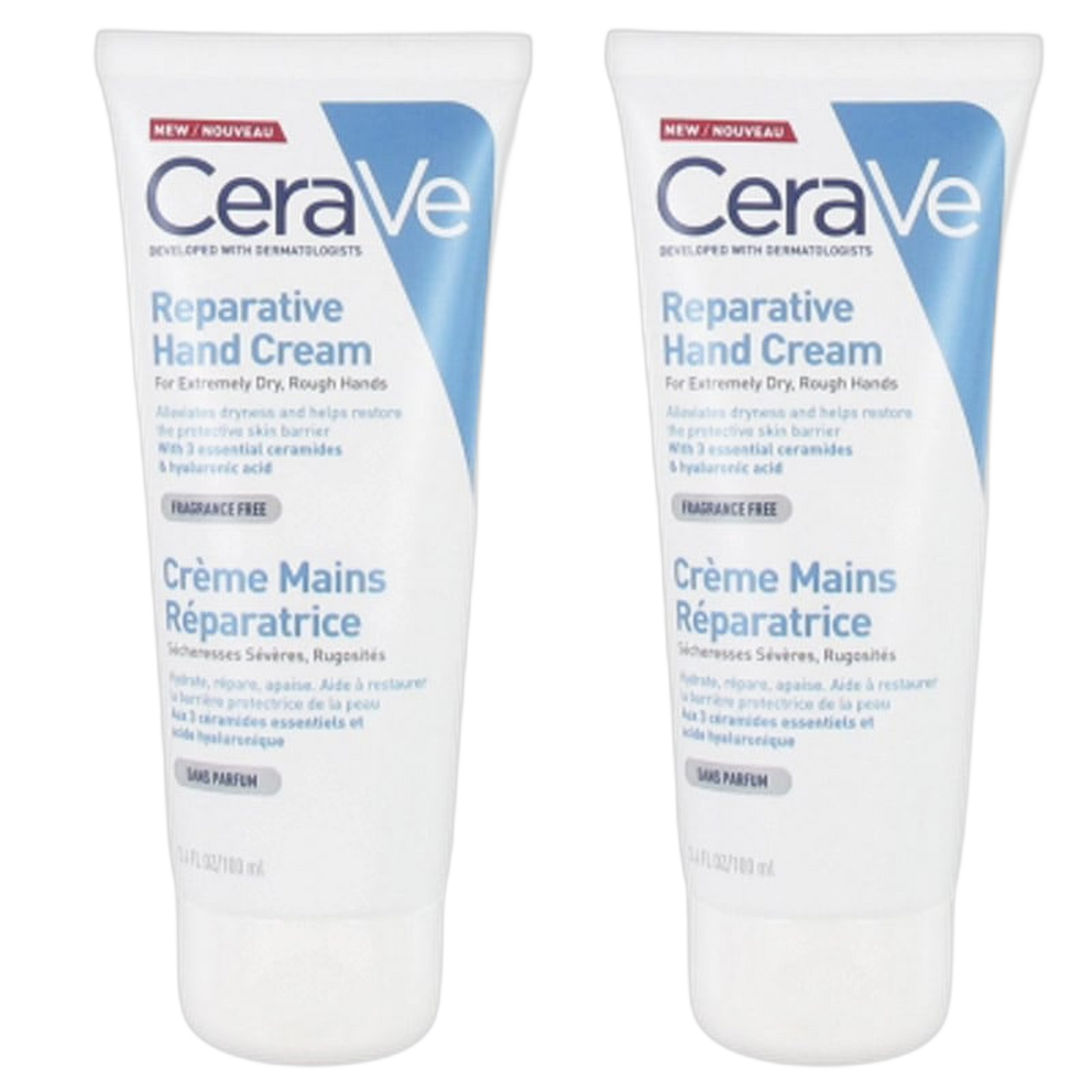 【CeraVe】REPARATIVE HAND CREAM 100ml <3.38 fl oz> 2pc