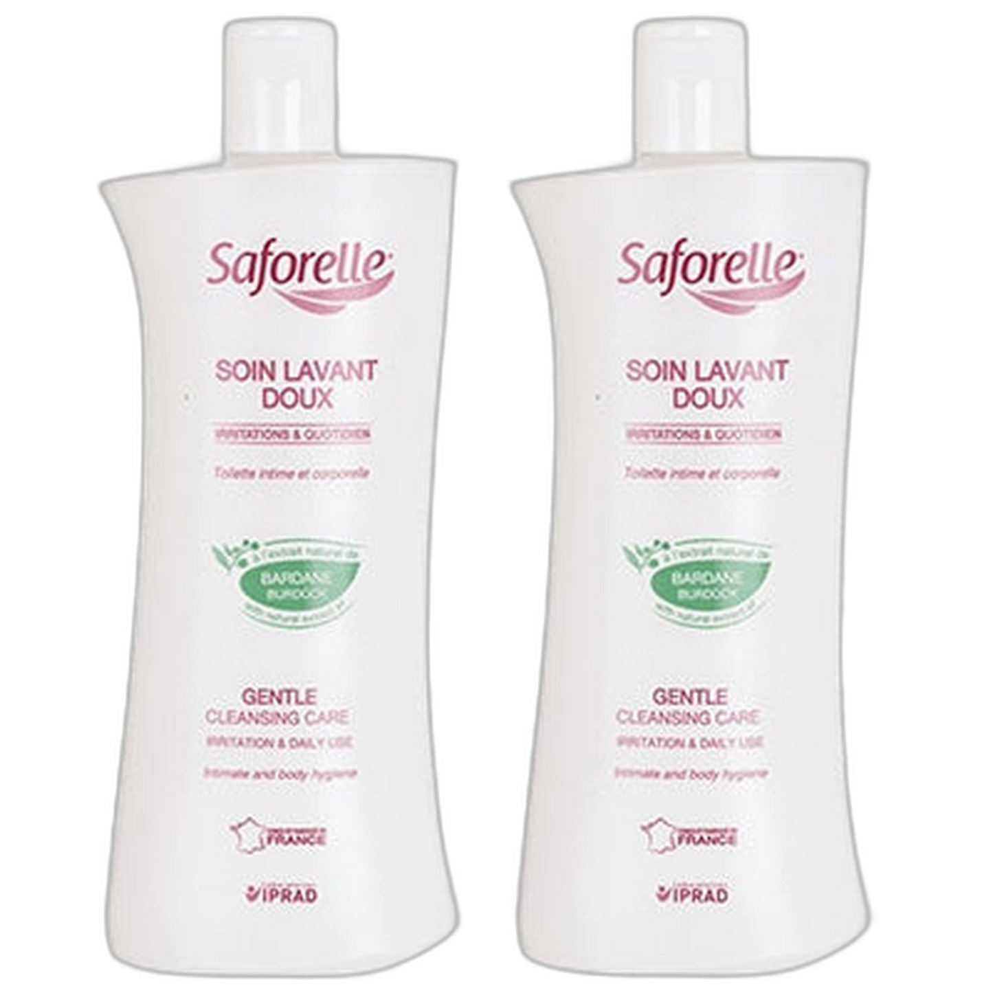 【Saforelle】温和清洁护理 500 mL <16.9 fl oz> 2件套装