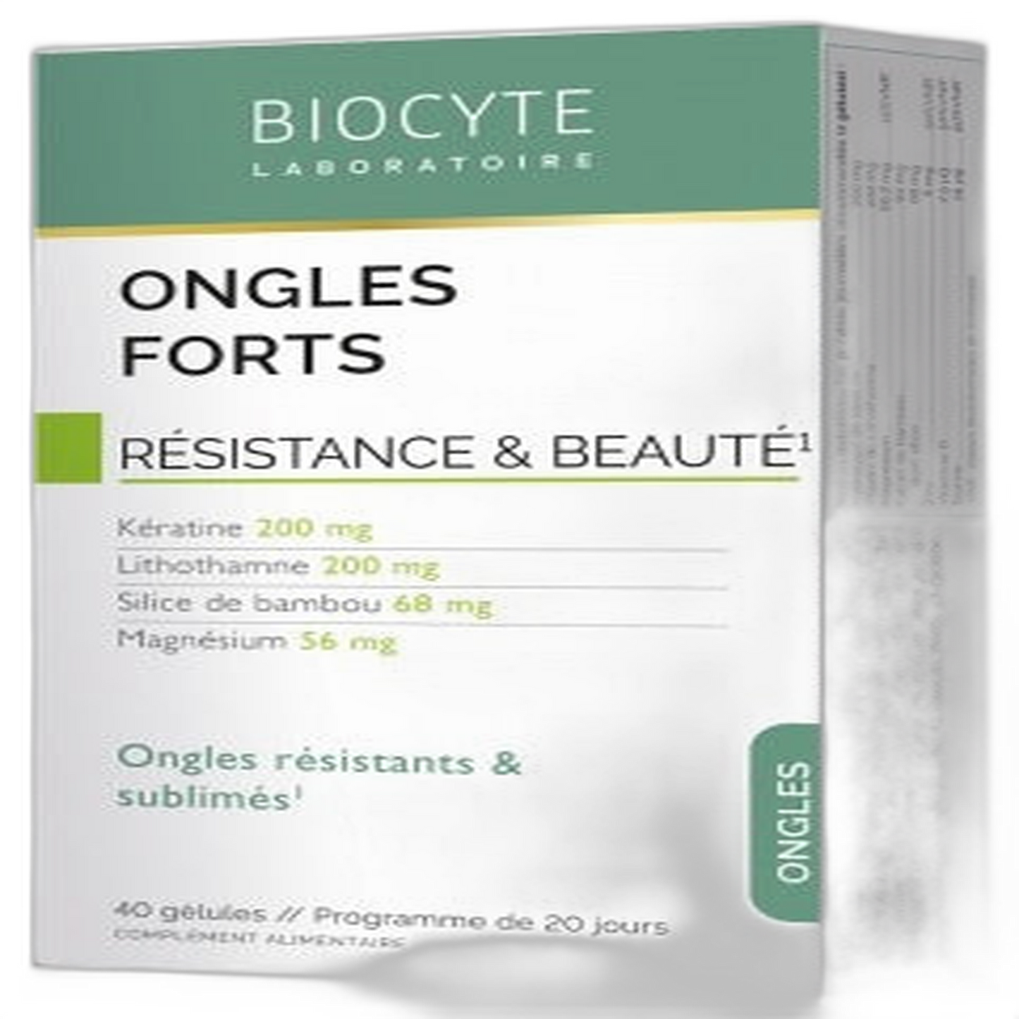 【BIOCYTE】強韌指甲 40 Capsules