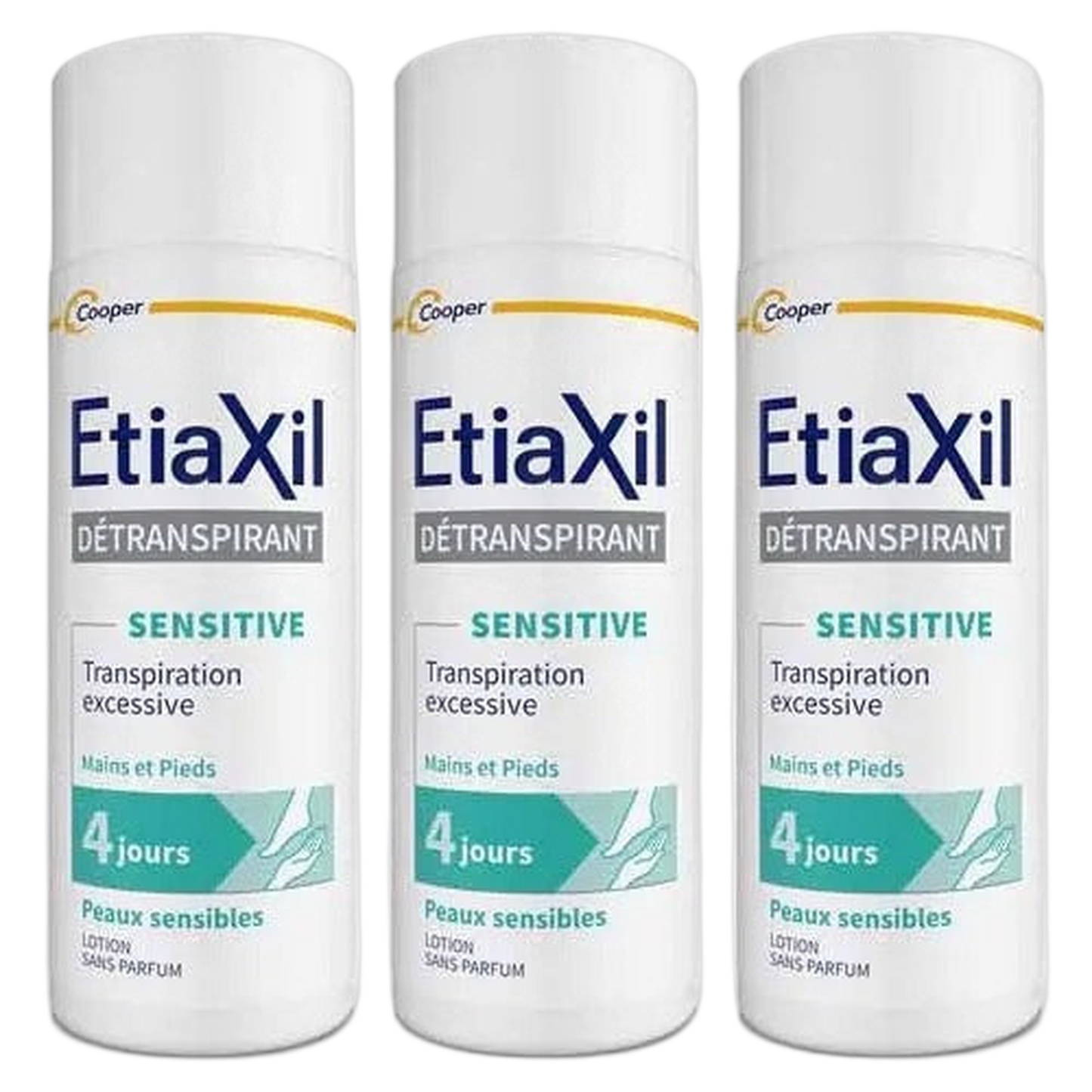 【Etiaxil】TRAITEMENT DETRANSPIRANT LOTION MAINS ET PIEDS PEUX SENSIBLES PEUX SENSIBLES 100ml <3.4 fl oz> 3pc