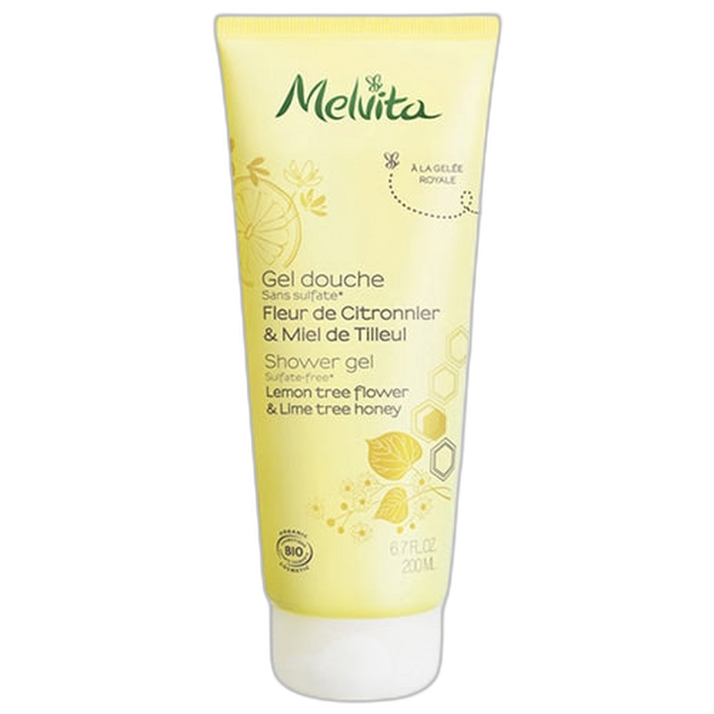 【Melvita】沐浴露 – 檸檬花與椴樹蜂蜜 200 mL <6.8 fl oz>