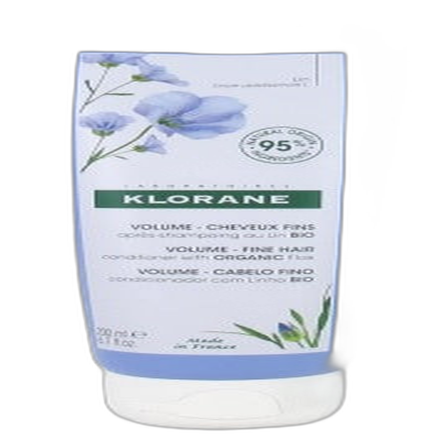 【Klorane】有機亞麻纖維豐盈護髮素(細軟髮質)200 mL <6.8 fl oz>