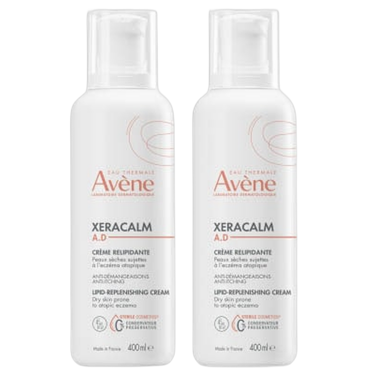 【AVENE】 XERACALM A.D CREME RELIPIDANTE 400ml <13.53 fl oz> 2pc