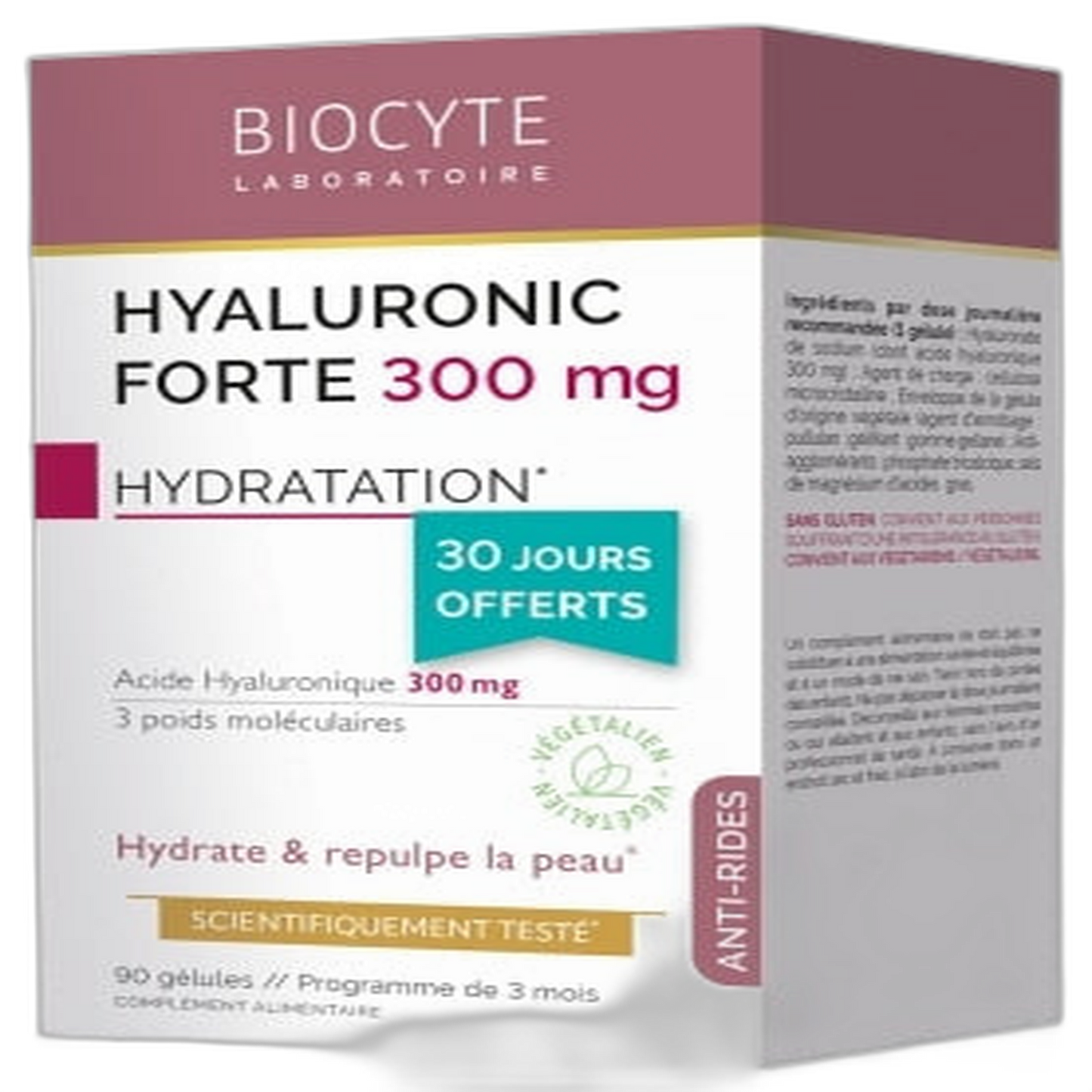 【BIOCYTE】透明質酸強效抗老化膠囊 90 Capsules
