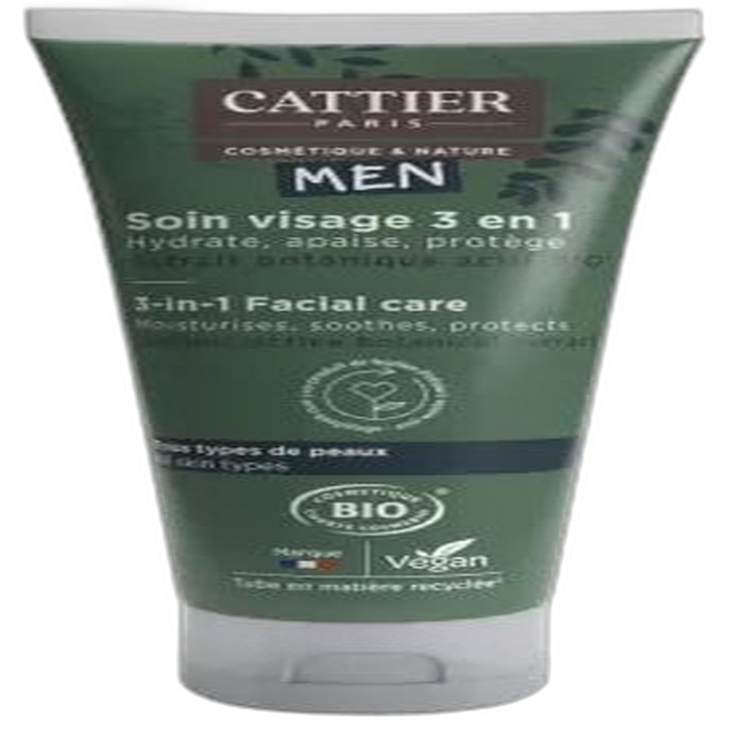 【Cattier】メンズ 3イン1 フェイスケア 50 mL <1.7 fl oz>