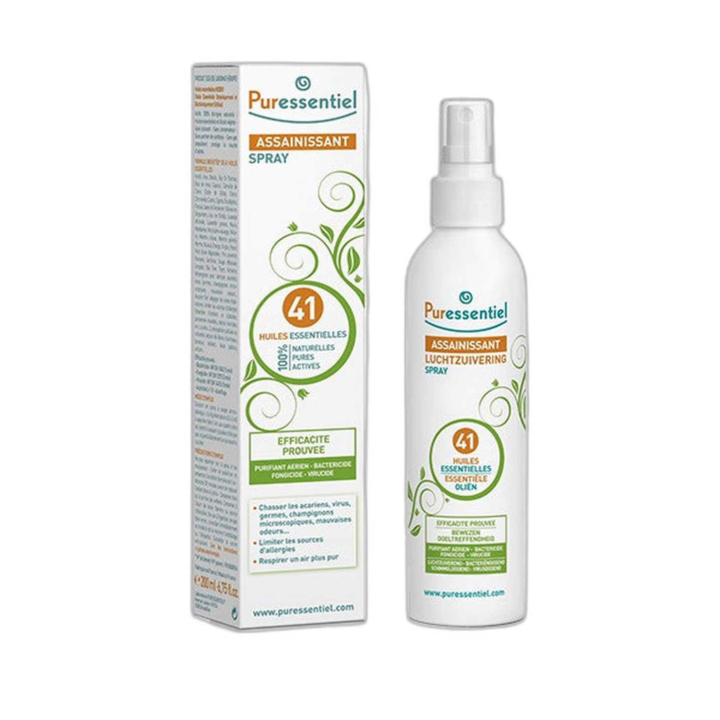 【Puressentiel】含41種精油的空氣淨化噴霧 200 mL <6.8 fl oz>