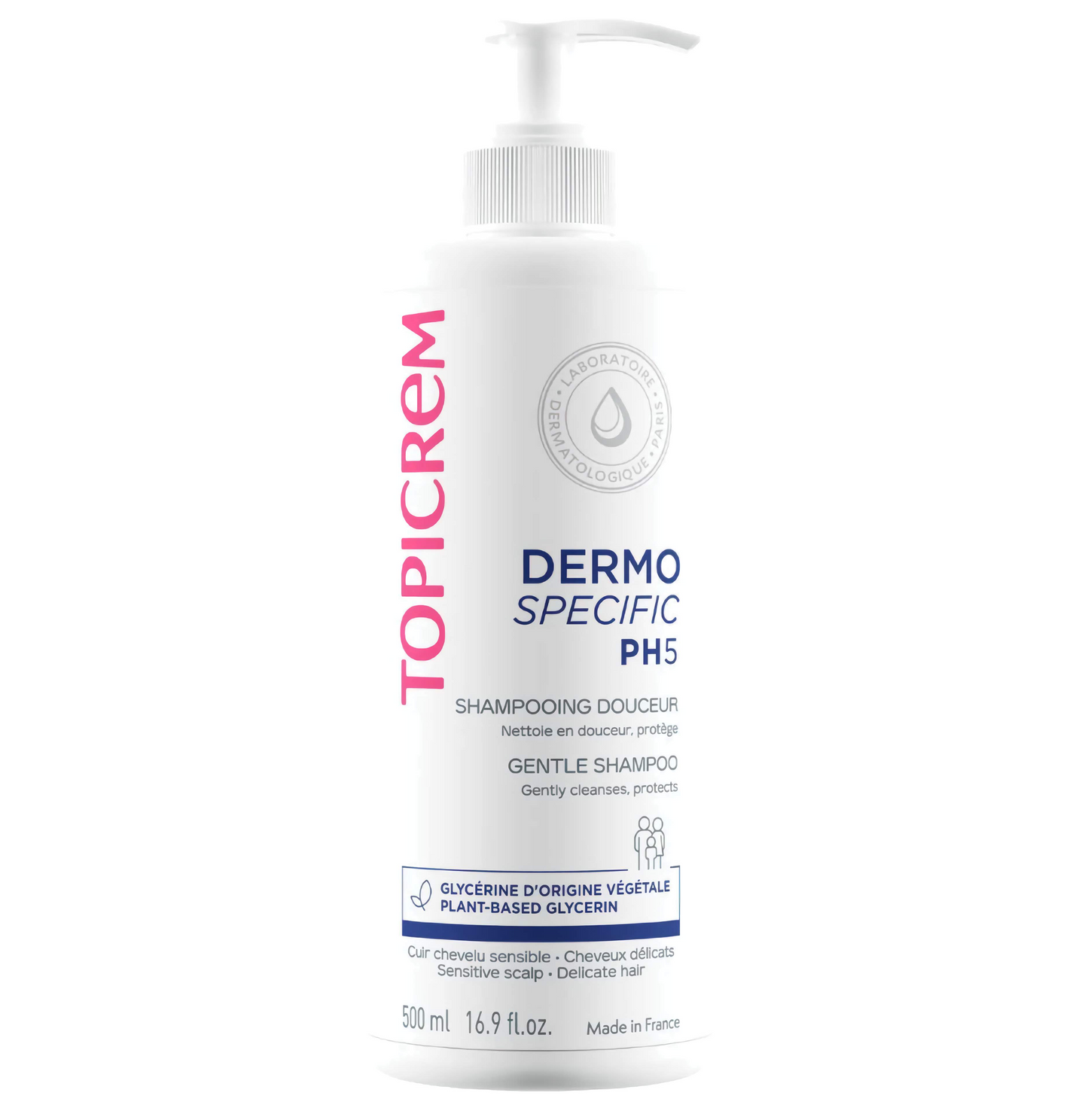 【TOPICREM】PH5 SHAMPOOING DOUCEUR 500ml <16.9 fl oz>