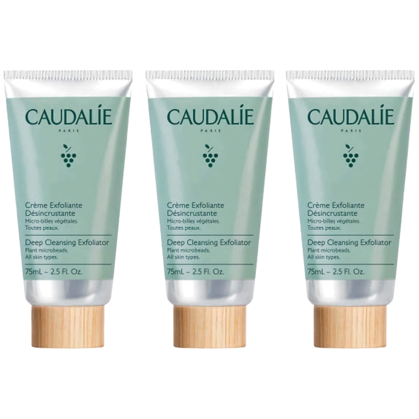 【CAUDALIE】CREME EXFOLIANTE DESINCRUSTANTE - VINOCLEAN 75ml <2.54 fl oz> 3pc