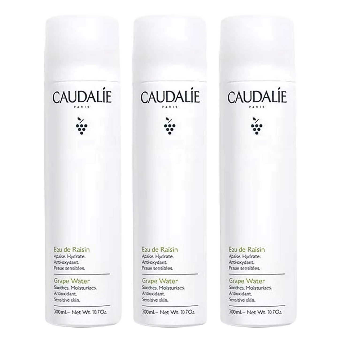 【CAUDALIE】EAU DE RAISIN BIO 300ml <10.14 fl oz> 3pc