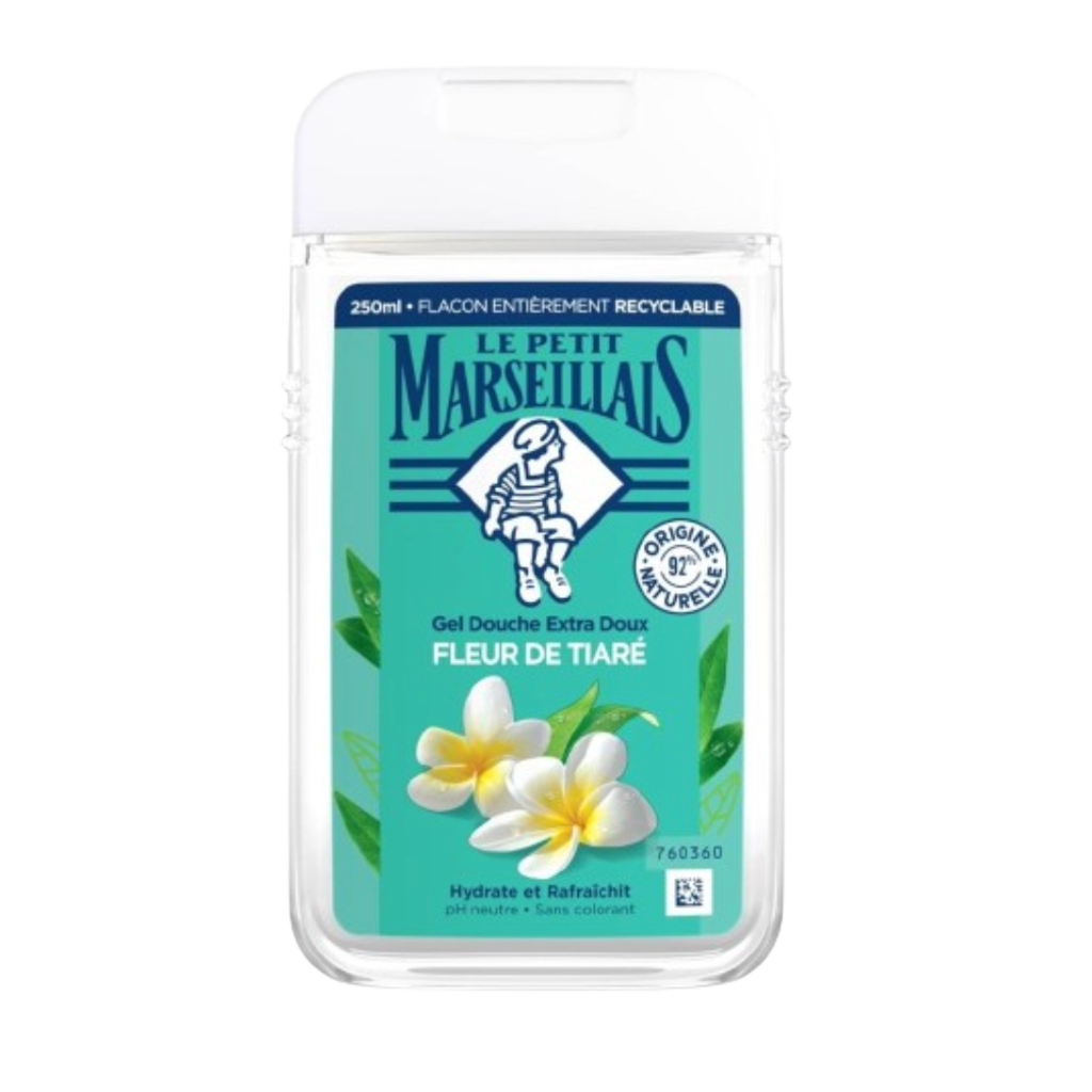 【Le Petit Marseillais】Extra Gentle Shower Gel Tiare Flower 250 mL <8.5 fl oz>