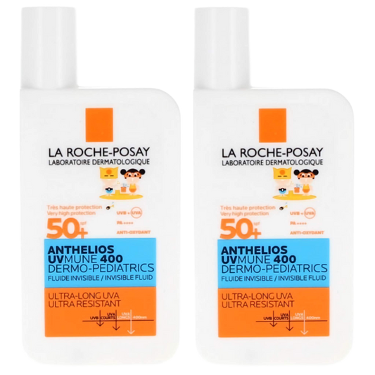 【ラ ロッシュ ポゼ】アンテリオス ダーモ ペディアトリクス UVMUN 400 インビジブル フリュイド SPF50 50ml <1.69 fl oz> 2個セット
