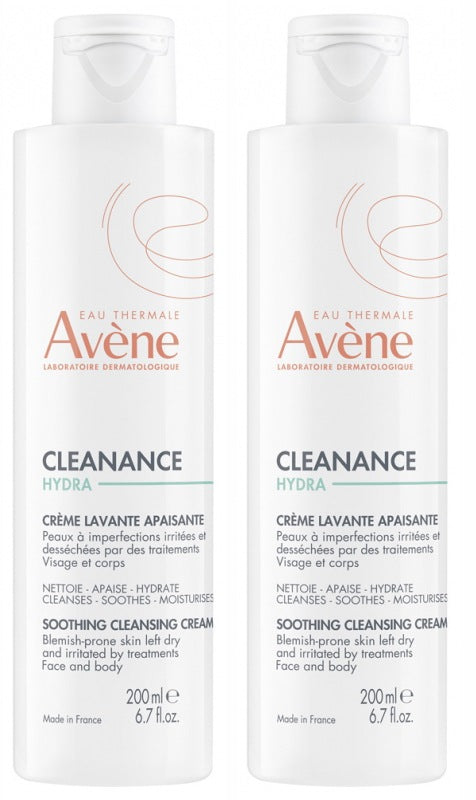【AVENE】 CLEANANCE HYDRA CREME LAVANTE APAISANTE 200ml <6.76 fl oz> 2pc