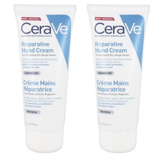 【CeraVe】REPARATIVE HAND CREAM 100ml <3.38 fl oz> 2pc