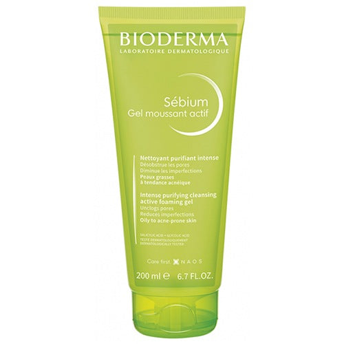 【BIODERMA】SEBIUM GEL MOUSSANT ACTIF 200ml <6.76 fl oz>
