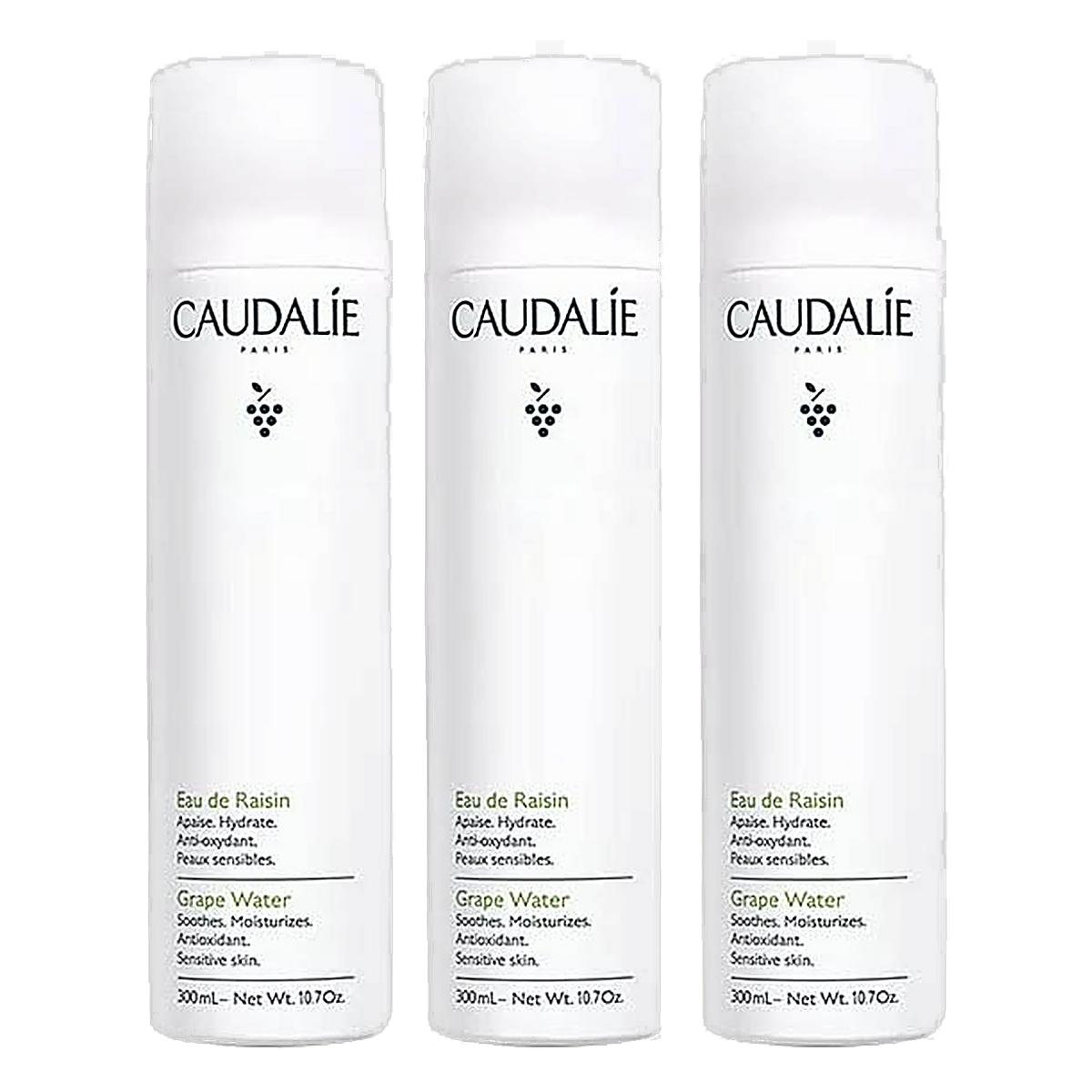 Caudalie Grape Water 300 mL 3pc Set