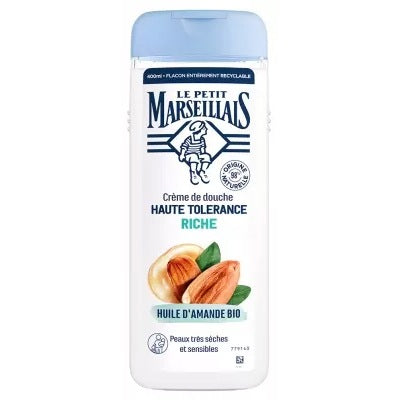 【Le Petit Marseillais】 High Tolerance Shower Cream with Rich Organic Almond Oil 400mL <13.5 fl oz>