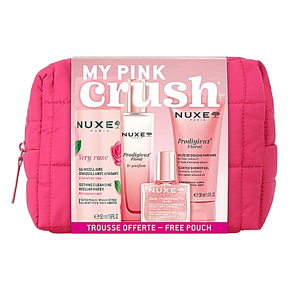Nuxe Prodigieuse® Floral Travel Pouch My Pink Crush (4 Products)