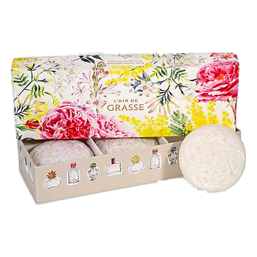 Fragonard L'Air de Grasse Soap Gift Set 3 × 75 g