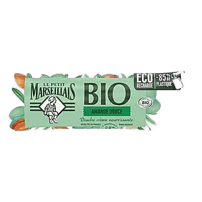 Le Petit Marseillais Organic Sweet Almond Shower Cream Eco-Refill 250 mL