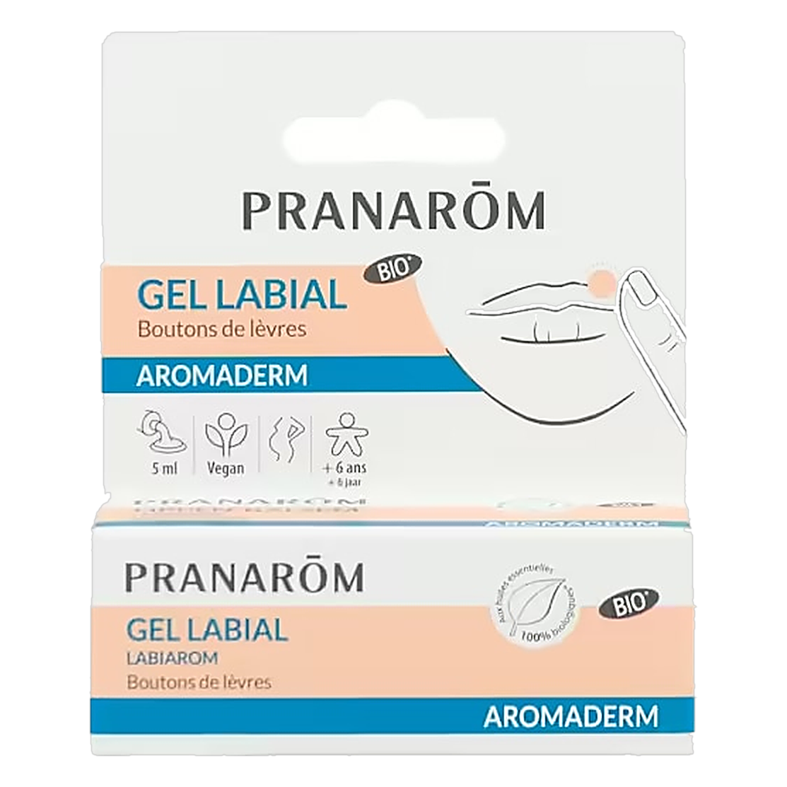 Pranarôm Aromaderm Labiarom Organic Lip Gel 5 mL