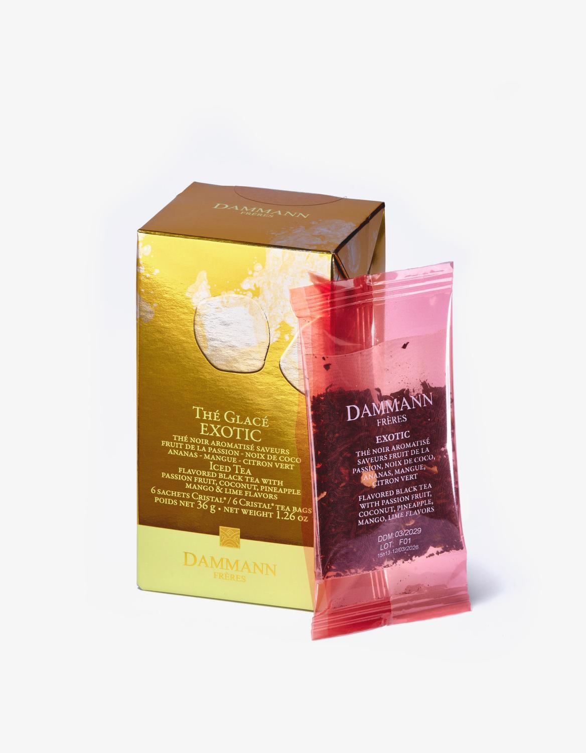 Dammann Frères Iced Tea Exotic 6 Enveloped Sachets