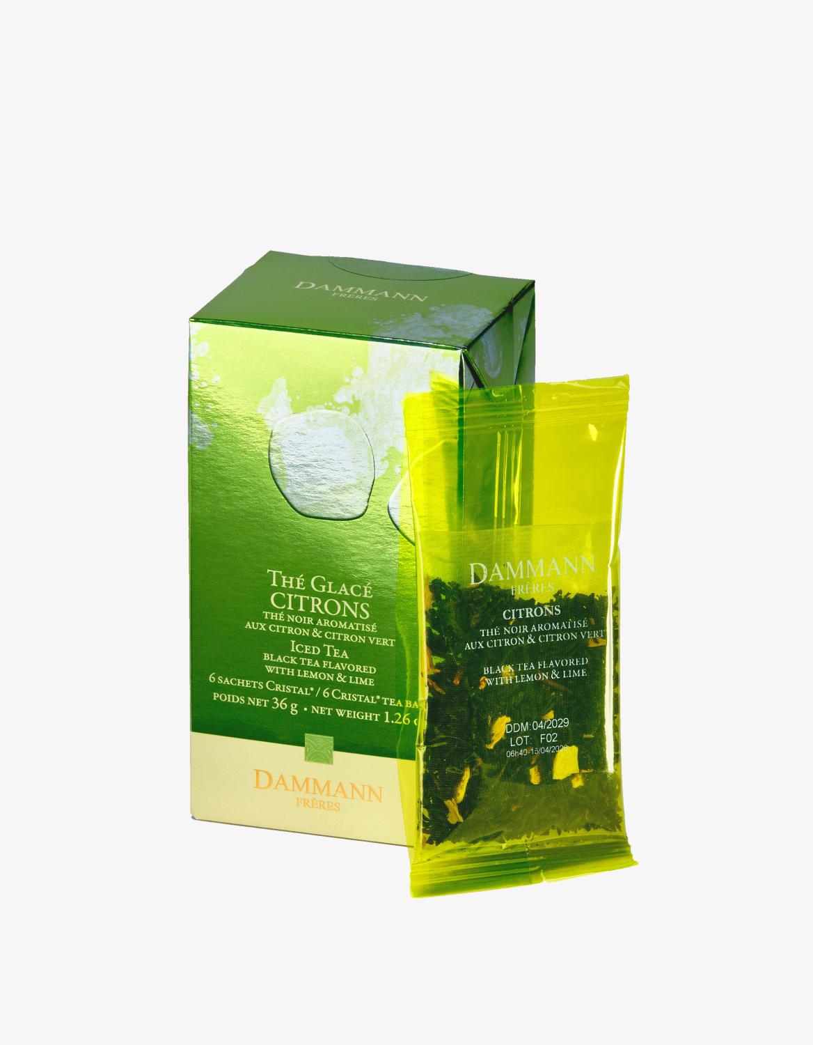 Dammann Frères Iced Tea Citron 6 Enveloped Sachets