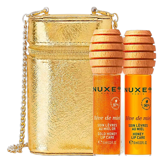 Nuxe Rêve de Miel® Lip Care Duo with Gold Case 2 × 10 mL