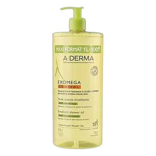 A-DERMA Exomega Control Emollient Cleansing Oil 1000 mL
