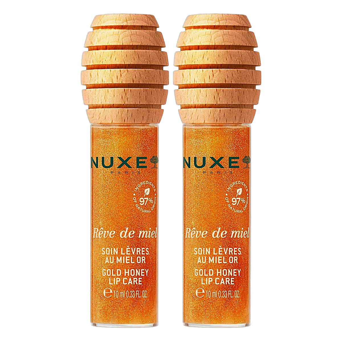 Nuxe Rêve de Miel® Gold Honey Lip Care 10 mL 2pc Set