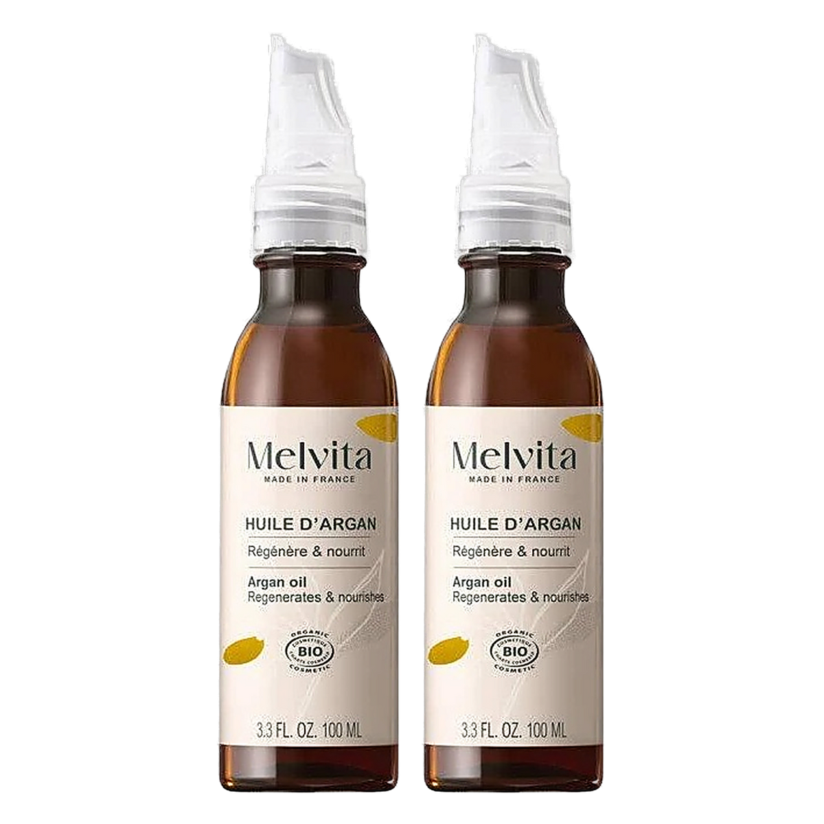 Melvita Organic Argan Oil 100 mL 2pc Set