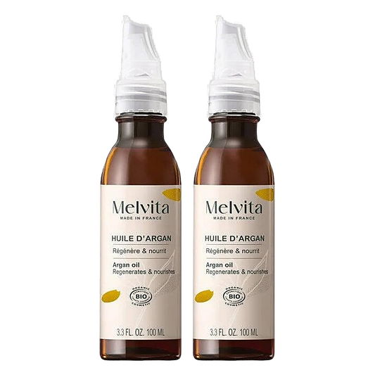 Melvita Organic Argan Oil 100 mL 2pc Set