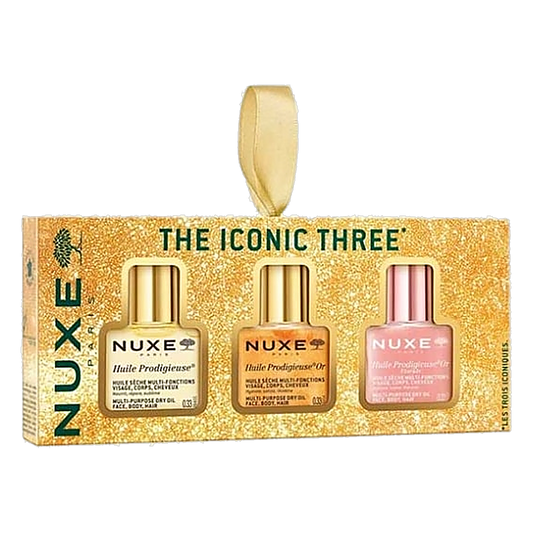 Nuxe Huile Prodigieuse® The Three Icons Christmas Gift Set 3 × 10 mL