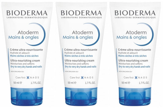 【BIODERMA】ATODERM CREME MAINS 50ml <1.7 fl oz> 3pc