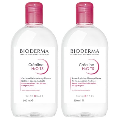 【BIODERMA】 CREALINE TS H2O 500ml <16.9 fl oz> 2pc