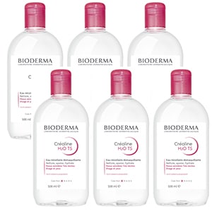 【BIODERMA】 CREALINE TS H2O 500ml <16.9 fl oz> 6pc